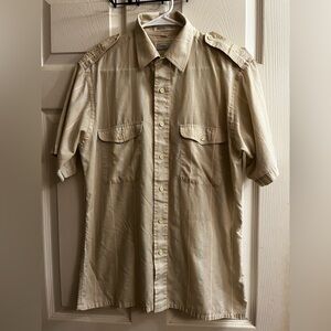 CHRISTIAN DIOR SAFARI MONSIEUR COLLECTION MEN’S SHIRT~ M